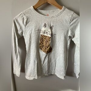 Crewcuts Girls Christmas Long Sleeve T-Shirt size M